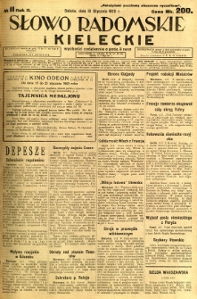 Słowo Radomskie i Kieleckie, 1923, R.2, nr 11