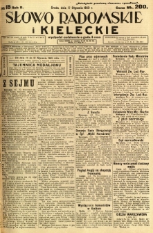 Słowo Radomskie i Kieleckie, 1923, R.2, nr 15
