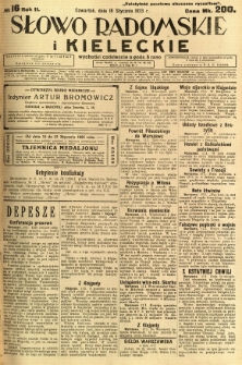Słowo Radomskie i Kieleckie, 1923, R.2, nr 16