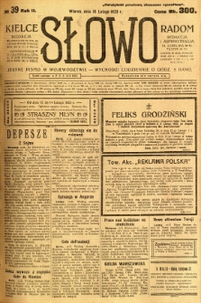 Słowo, 1923, R. 2, nr 39