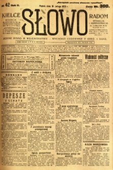 Słowo, 1923, R. 2, nr 42