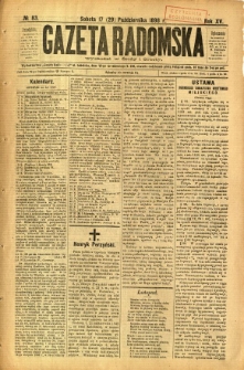 Gazeta Radomska, 1898, R. 15, nr 83