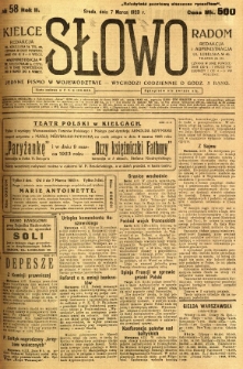 Słowo, 1923, R. 2, nr 58