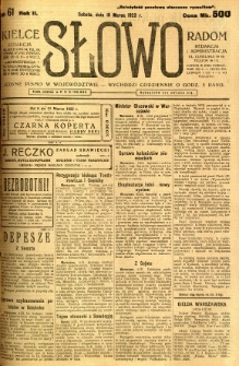 Słowo, 1923, R. 2, nr 61