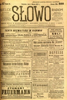 Słowo, 1923, R. 2, nr 62