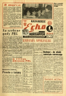 Radomskie Echo Sk&oacute;rzanych, 1969, R. 14, nr 7