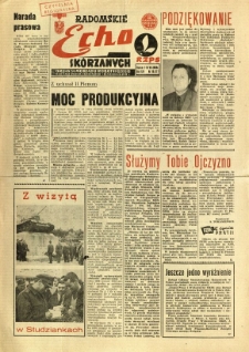 Radomskie Echo Sk&oacute;rzanych, 1969, R. 14, nr 18