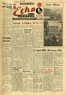 Radomskie Echo Sk&oacute;rzanych, 1969, R. 14, nr 23