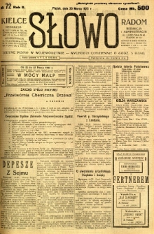Słowo, 1923, R. 2, nr 72