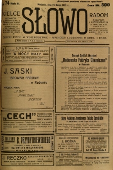 Słowo, 1923, R. 2, nr 74