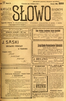 Słowo, 1923, R. 2, nr 77