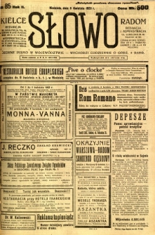 Słowo, 1923, R. 2, nr 85