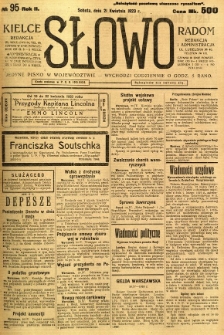 Słowo, 1923, R. 2, nr 95