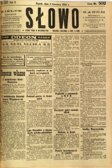 Słowo, 1923, R. 2, nr 131