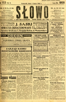 Słowo, 1923, R. 2, nr 153