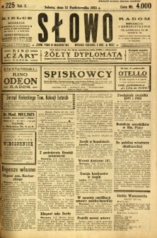 Słowo, 1923, R. 2, nr 225