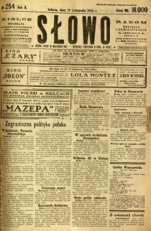 Słowo, 1923, R. 2, nr 254