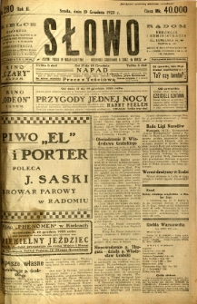 Słowo, 1923, R. 2, nr 280