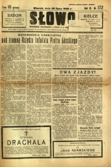 Słowo, 1930. R. 9, nr 172