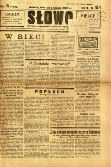 Słowo, 1930. R. 9, nr 193
