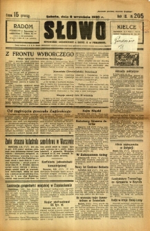 Słowo, 1930. R. 9, nr 205
