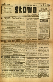 Słowo, 1930. R. 9, nr 209