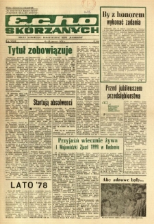 Radomskie Echo Sk&oacute;rzanych, 1978, R. 23, nr 17