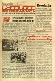 Radomskie Echo Sk&oacute;rzanych, 1981, R. 26, nr 28