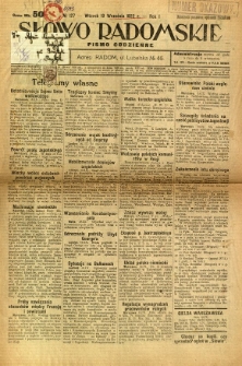 Słowo Radomskie, 1922, R. 1, nr 127