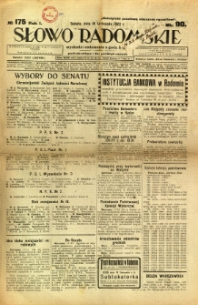 Słowo Radomskie, 1922, R. 1, nr 175