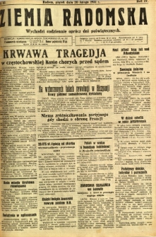 Ziemia Radomska, 1931, R. 4, nr 41