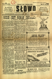 Słowo, 1928, R. 7, nr 252
