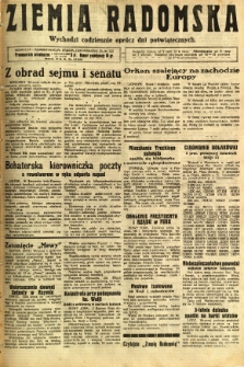Ziemia Radomska, 1931, R. 4, nr 50