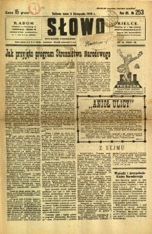 Słowo, 1928, R. 7, nr 253