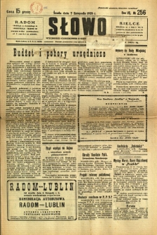 Słowo, 1928, R. 7, nr 256