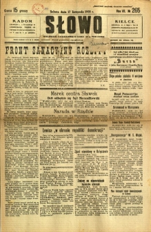 Słowo, 1928, R. 7, nr 265