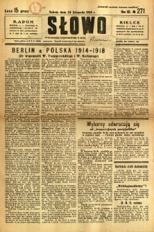 Słowo, 1928, R. 7, nr 271
