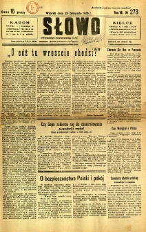 Słowo, 1928, R. 7, nr 273