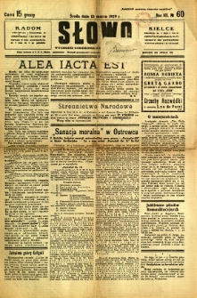 Słowo, 1929, R. 8, nr 60