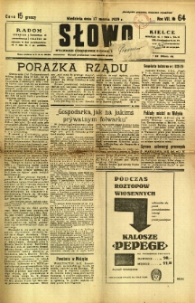 Słowo, 1929, R. 8, nr 64