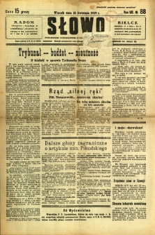 Słowo, 1929, R. 8, nr 88