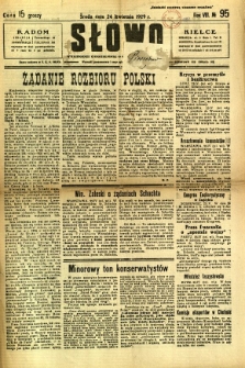 Słowo, 1929, R. 8, nr 95