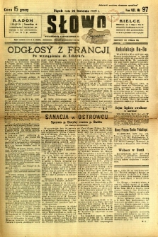 Słowo, 1929, R. 8, nr 97