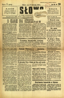 Słowo, 1929, R. 8, nr 98