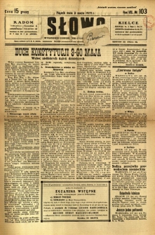 Słowo, 1929, R. 8, nr 103
