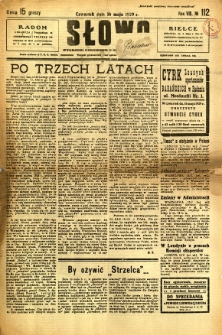 Słowo, 1929, R. 8, nr 112