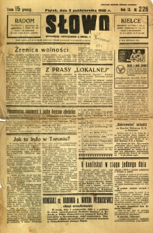Słowo, 1930. R. 9, nr 228