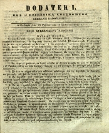 Dziennik Urzędowy Gubernii Radomskiej, 1845, nr 45, dod. I
