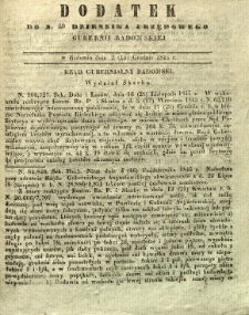 Dziennik Urzędowy Gubernii Radomskiej, 1845, nr 50, dod.