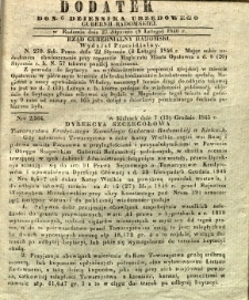 Dziennik Urzędowy Gubernii Radomskiej, 1846, nr 6, dod.